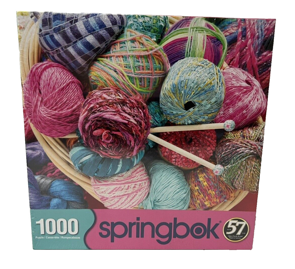 Springbok's 1000 Piece Jigsaw Puzzle Knit Fit - Made in USA